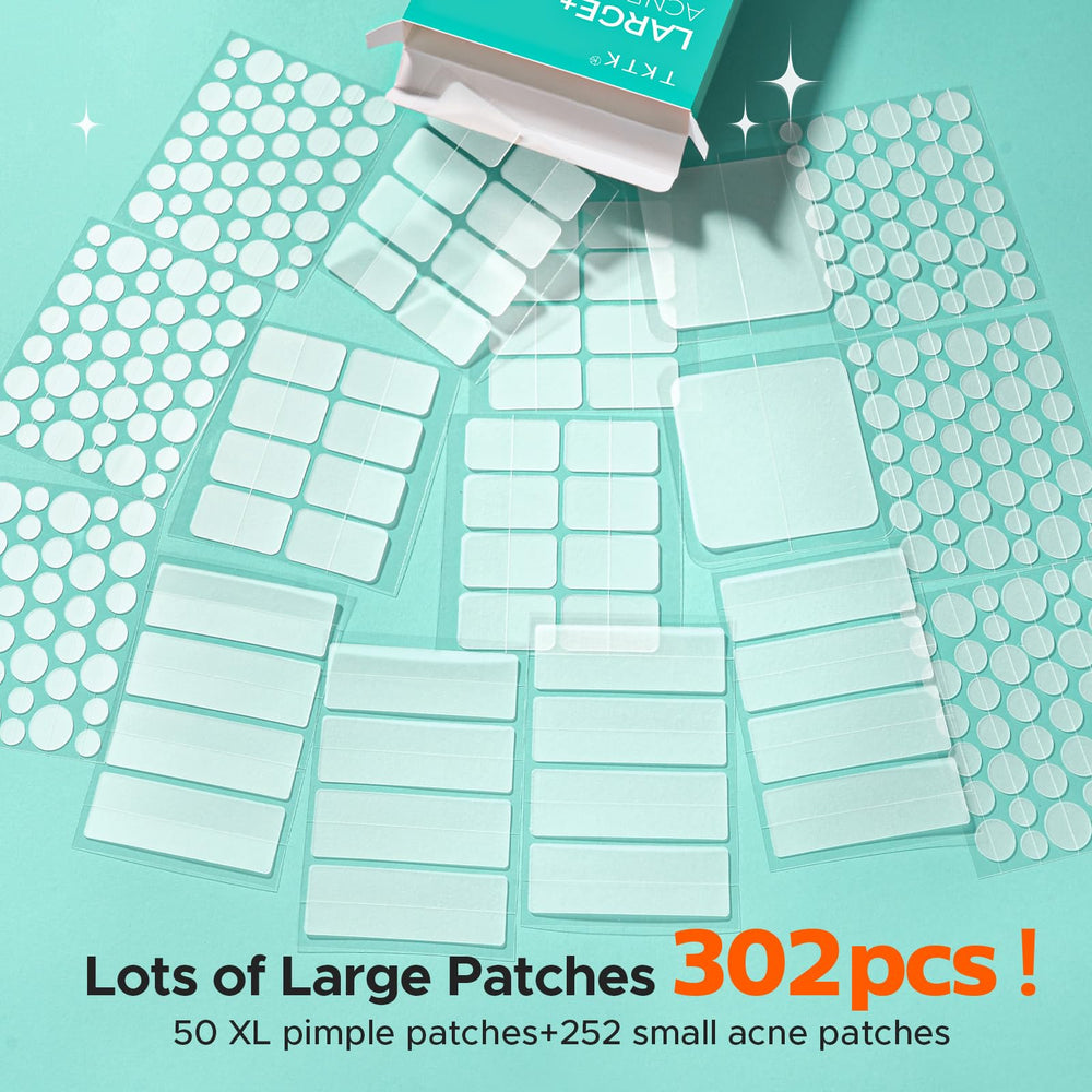 TKTK XL patches on back and chest for larger breakouts