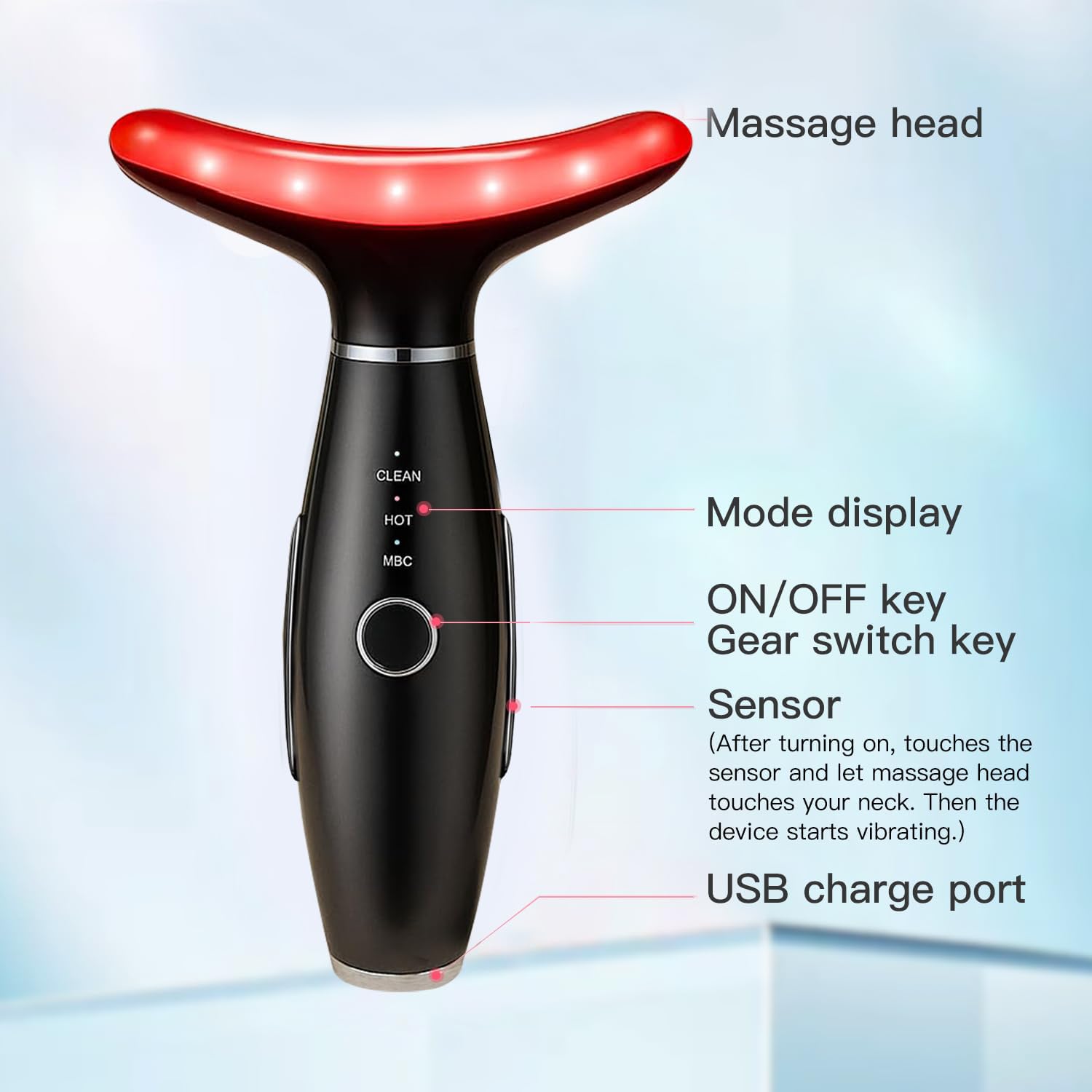 TLINNA Red light therapy option for facial rejuvenation routines