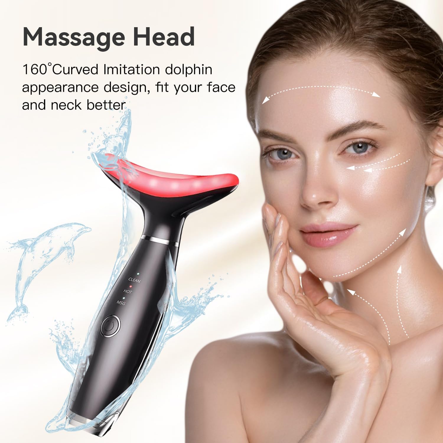 TLINNA Face Massager enhances skincare absorption at home