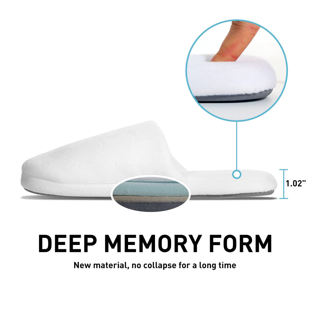 Tlizzz7 hotel guest edition slippers for wedding prep lounging.