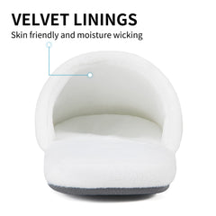 Tlizzz7 memory foam slippers feature a non-slip sole for safe indoor use.