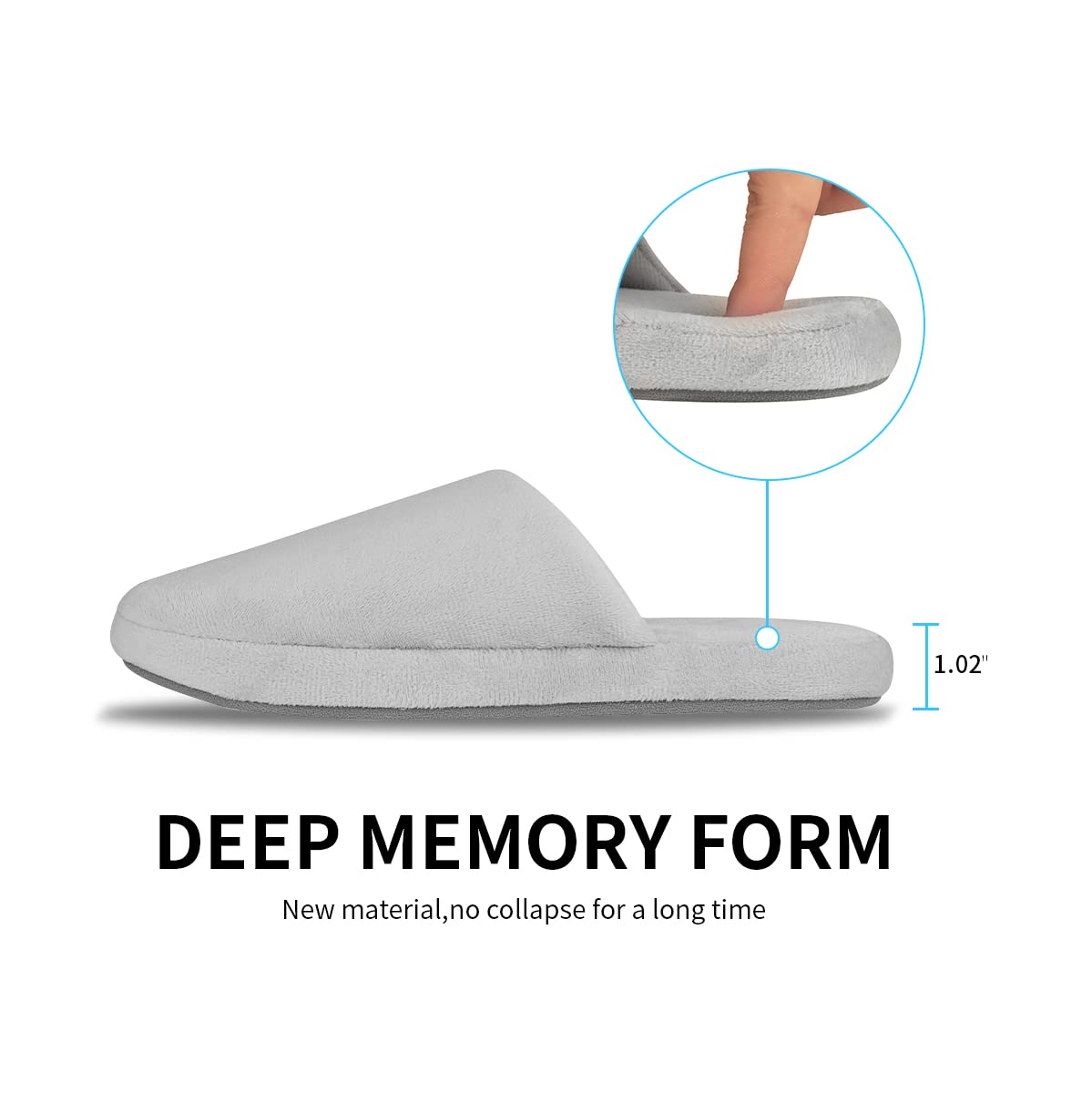 Tl izzz7 memory foam sole delivers cushioned steps.