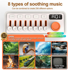 TMEHM 3-in-1 sleep sound machine Bluetooth speaker demonstrates immersive audio