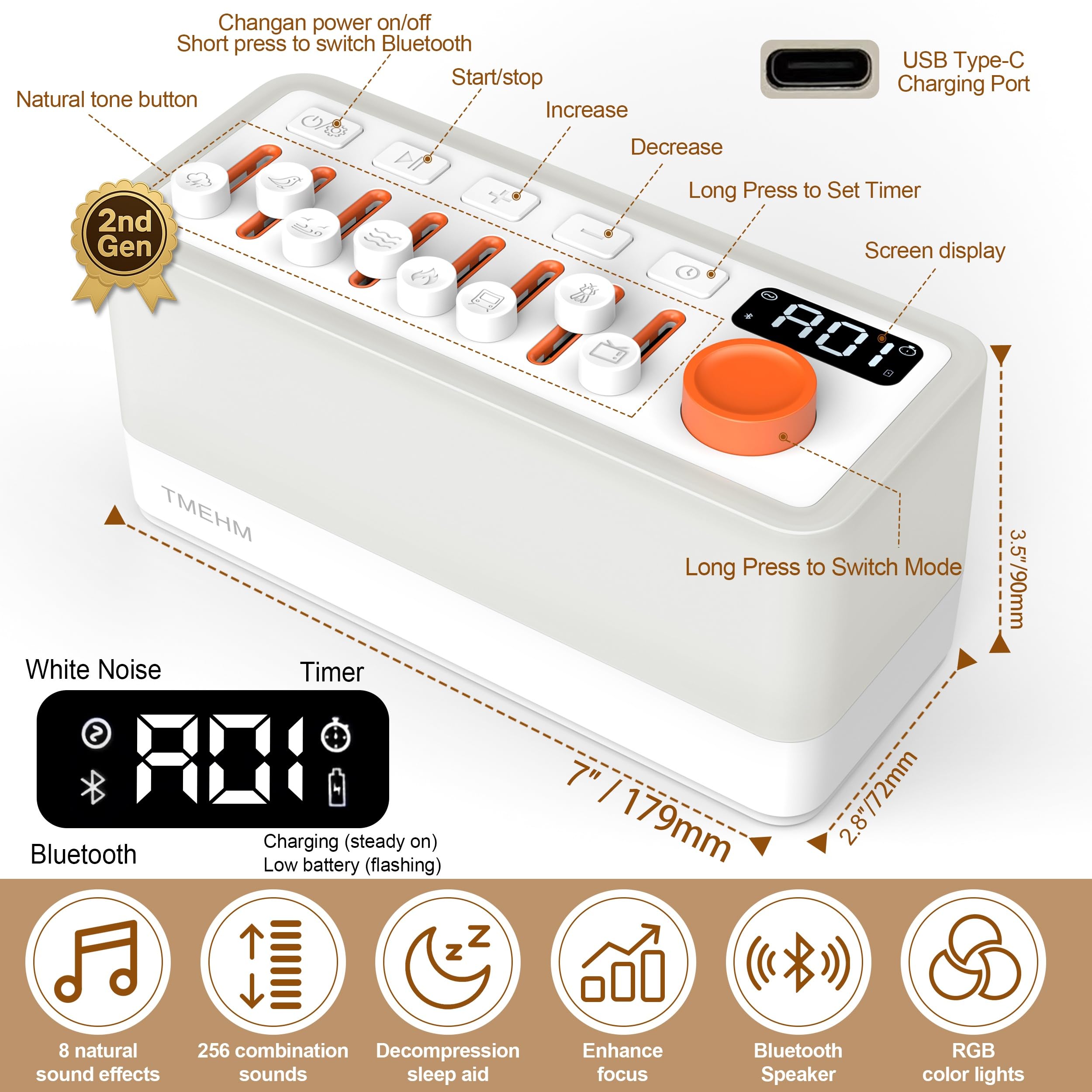 TMEHM Adult and child-friendly design for bedtime routines.