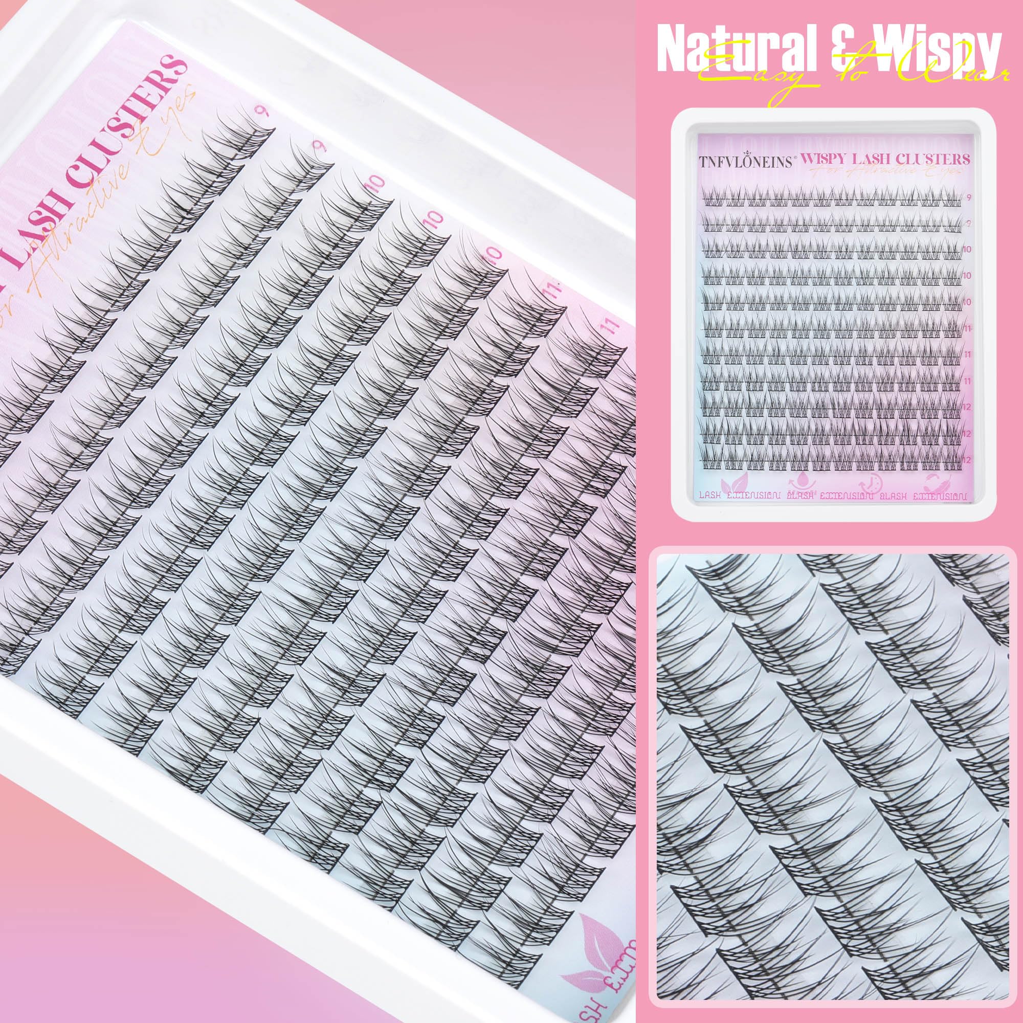 TNFVLONEINS Beginner friendly kit enables gradual mess free lash grooming