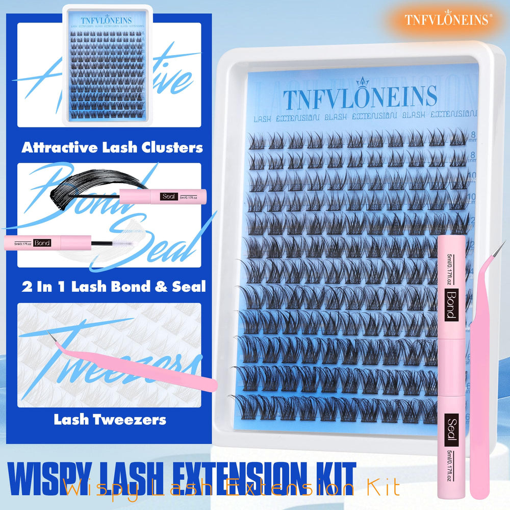 TNFVLONEINS bond and seal lash glue highlights secure hold for long wear.