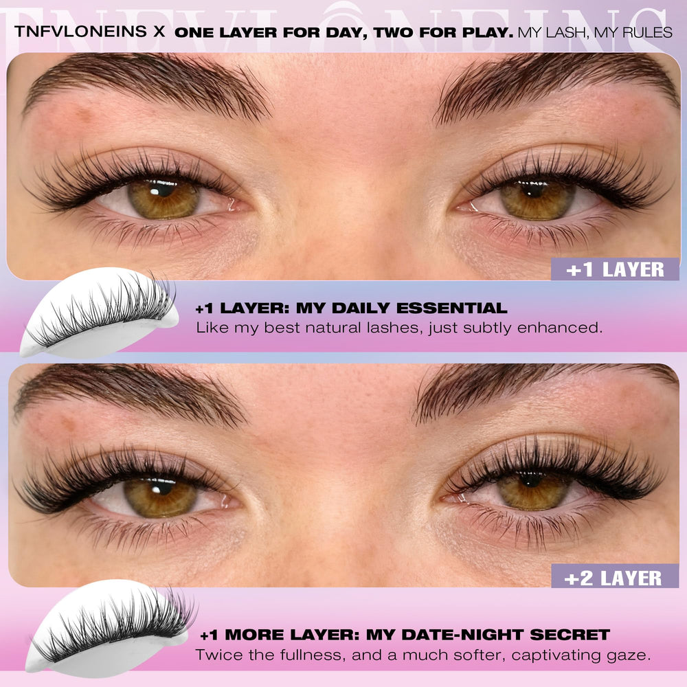 TNFVLONEINS bond-seal lash glue demonstrates reliable adhesion for at-home extensions.