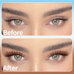 TNFVLONEINS beginner-friendly kit with 9-12mm clusters enables easy DIY lash extensions.