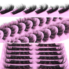 TNFVLONEINS cat-eye lashes create defined, eye-enhancing look.