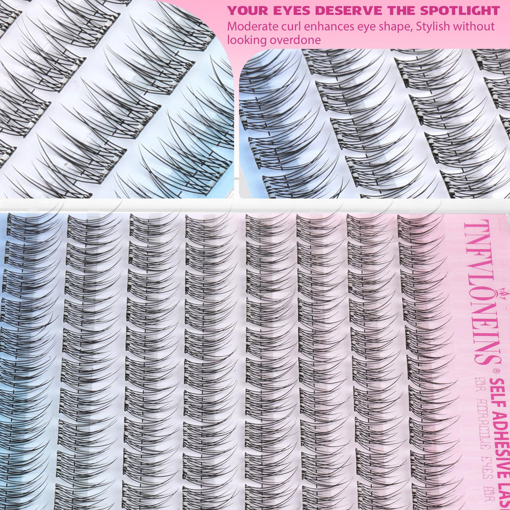 TNFVLONEINS easy-application lashes design saves time during morning routines.