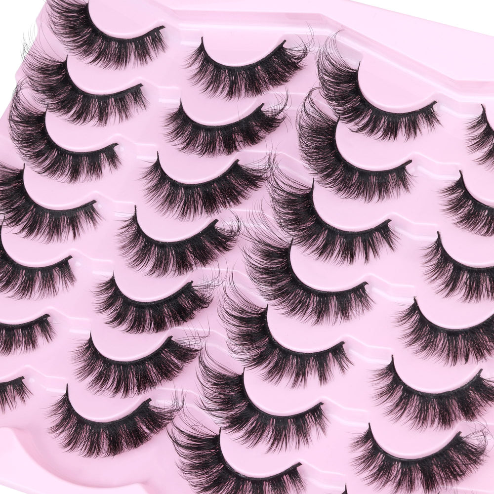 TNFVLONEINS fox eye lashes strip application demonstrates easy, confidence-boosting makeup