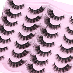 TNFVLONEINS fox eye lashes strip application demonstrates easy, confidence-boosting makeup