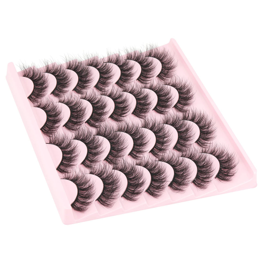 TNFVLONEINS natural mink-look lashes mimic extensions with feather-light feel
