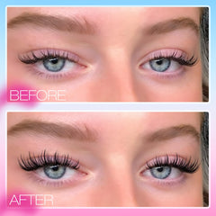 TNFVLONEINS Lash Bond and Seal bottle demonstrates secure hold for all-day wear.