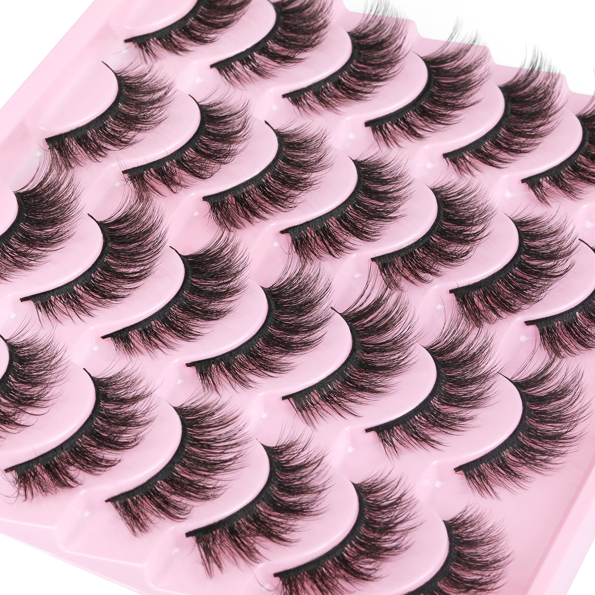TNFVLONEINS lifestyle shot shows cat-eye look with lush lashes for events