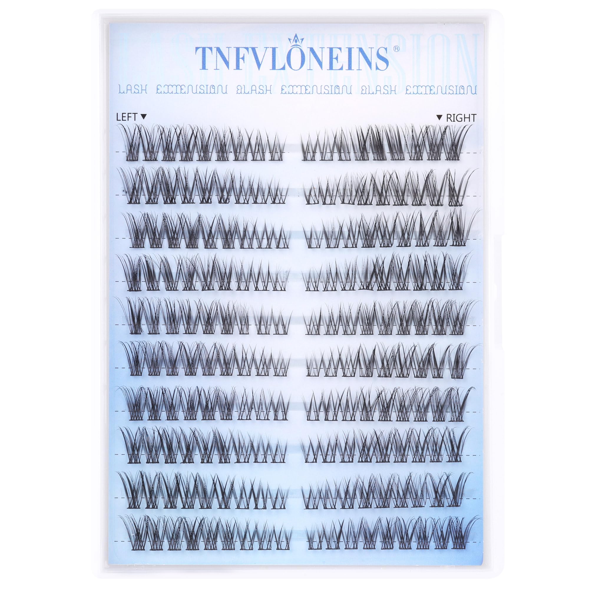 TNFVLONEINS lightweight lashes for comfortable wear without heaviness