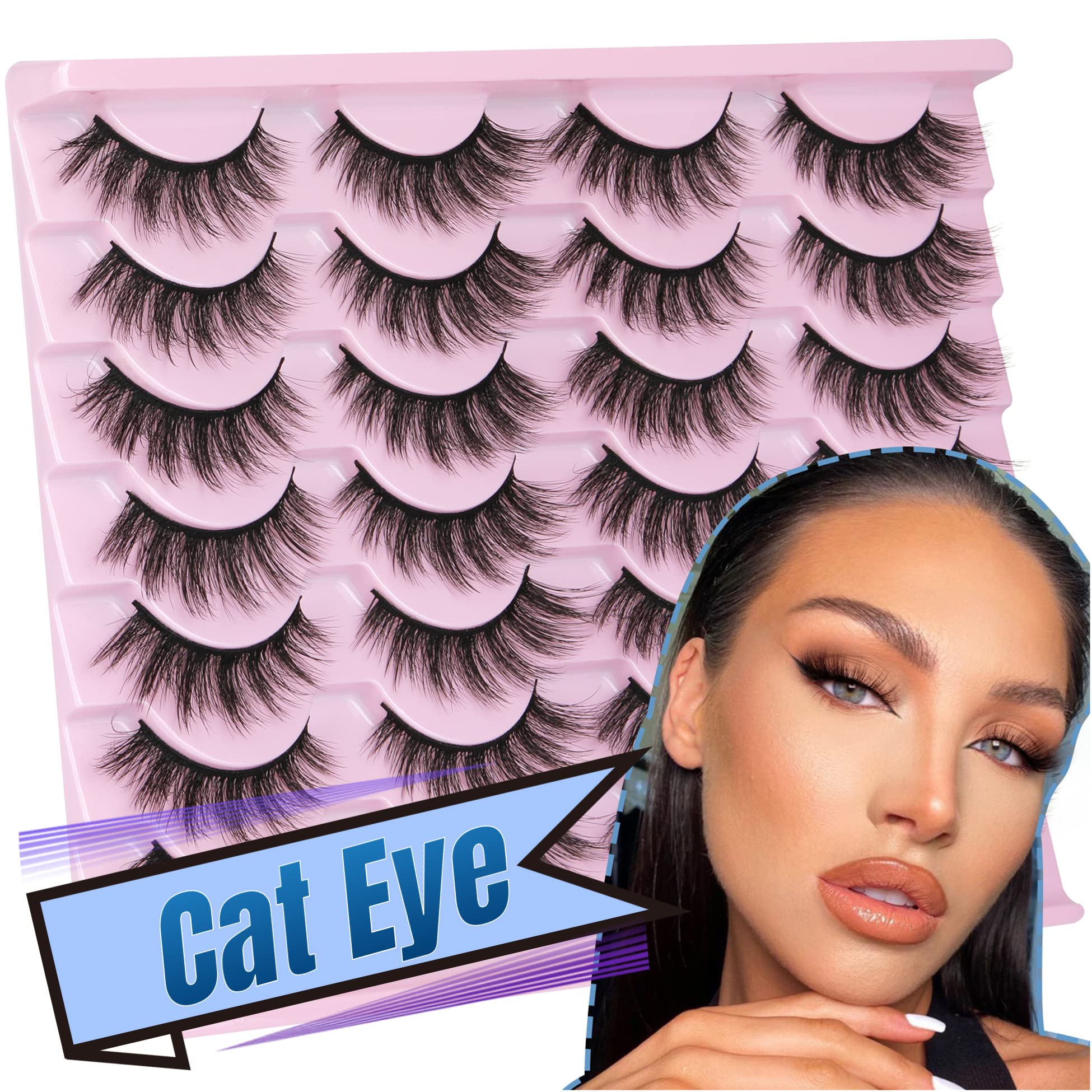 TNFVLONEINS mink lashes with soft cotton band offer comfortable weightless wear