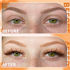 TNFVLONEINS wispy brown cluster lashes for seamless blend with real lashes