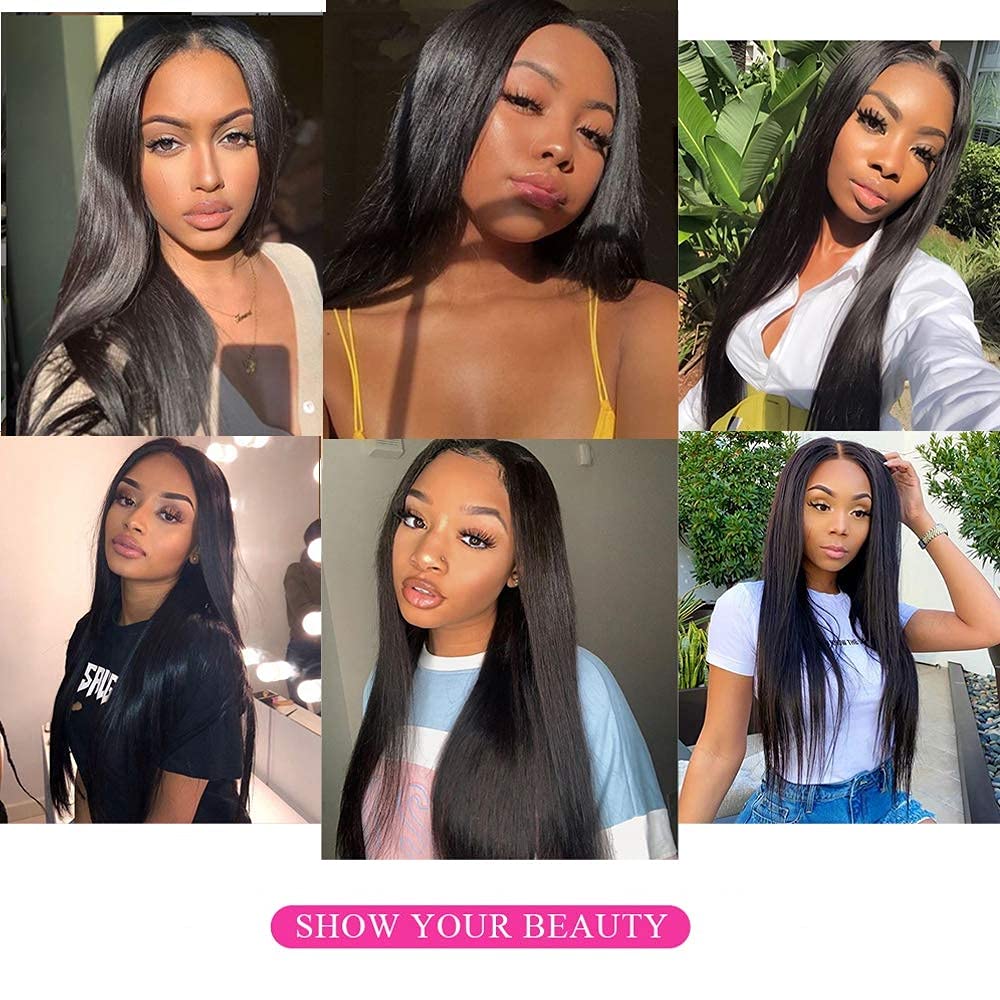 TNICE 12-inch lace frontal closure cap-angle view for secure install and natural parting.