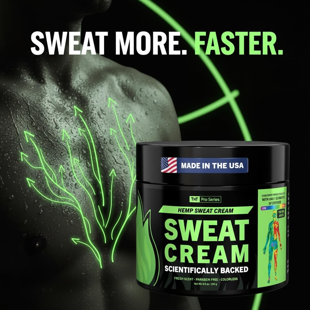 TNT Pro Ignite Cream application shows smooth spreading for quick absorption during workouts.
