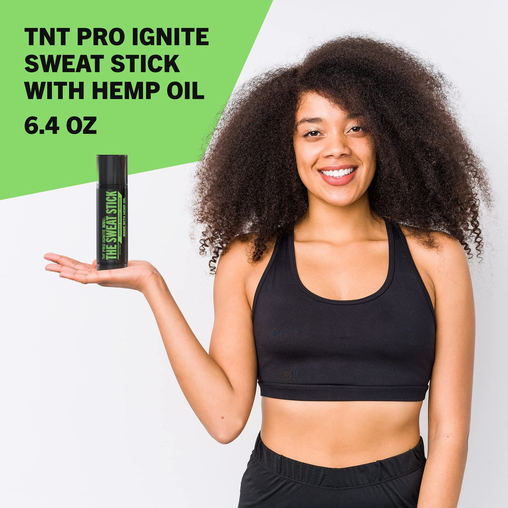 TNT Pro Ignite Sweat Cream Stick unisex design suits all gym-goers.