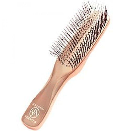 To Heart S-Heart-S Scalp Brush in use for shampoo distribution and relaxing scalp massage