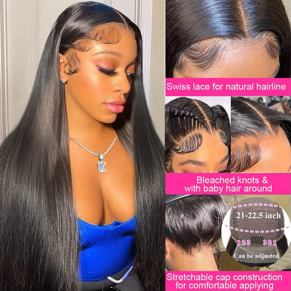Tobasew lace-front wig closeup shows bleached knots and baby hairs for realism.