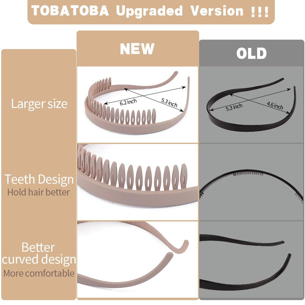 TOBATOBA polycarbonate-headband durable material for daily use