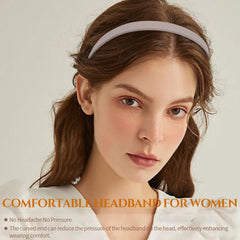 TOBATOBA zig-zag plastic-headband reduces pressure while securing hair