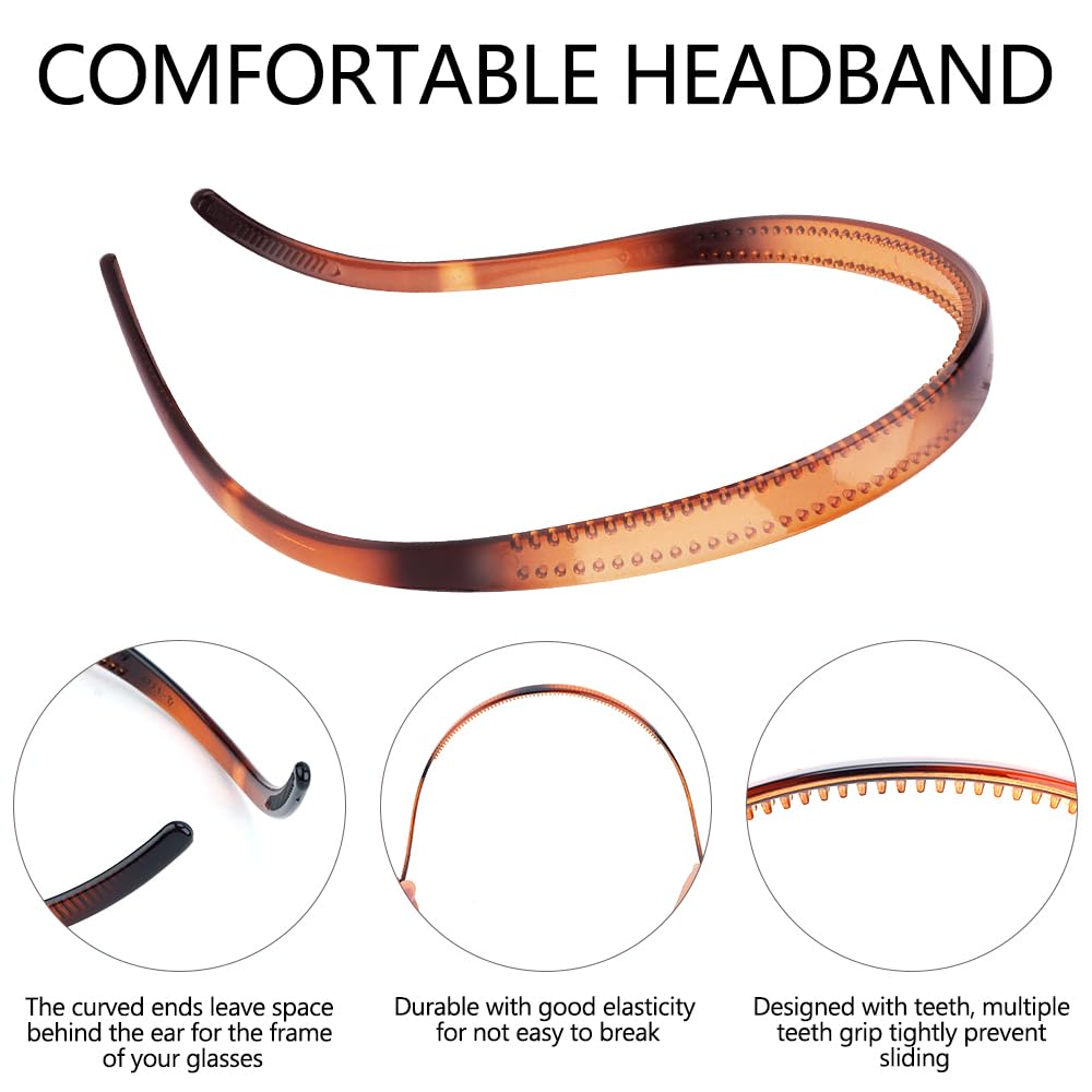 TOBATOBA headbands help keep hair away from the face during school, walks, or travel.