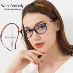TOBATOBA durable non-slip resin headband grips hair securely without slipping.