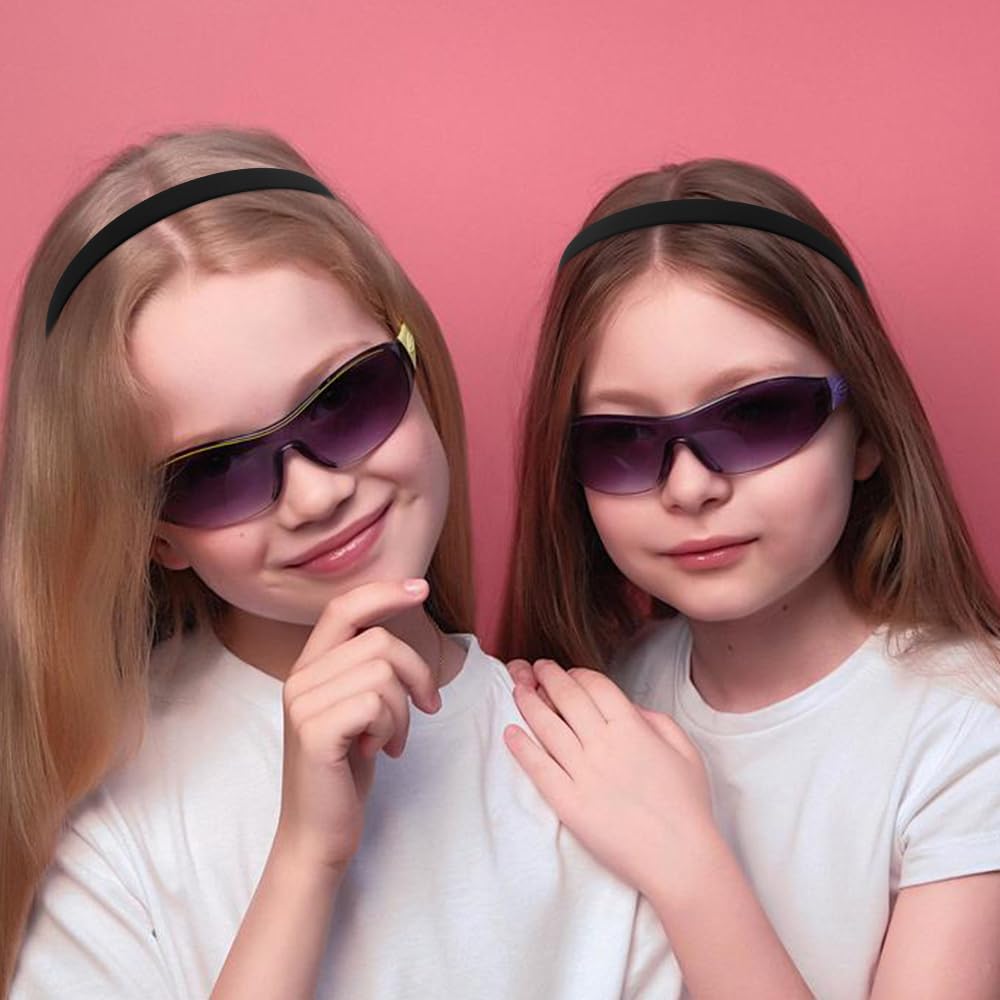 TOBATOBA Flex Headbands in daily wear scenarios like school and travel.