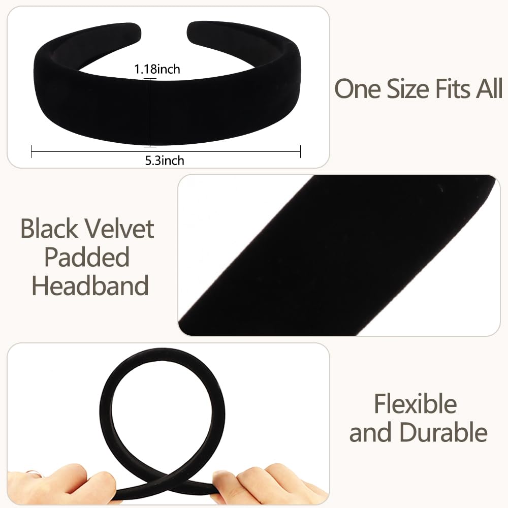 TOBATOBA black headband fashion pairing with various outfits