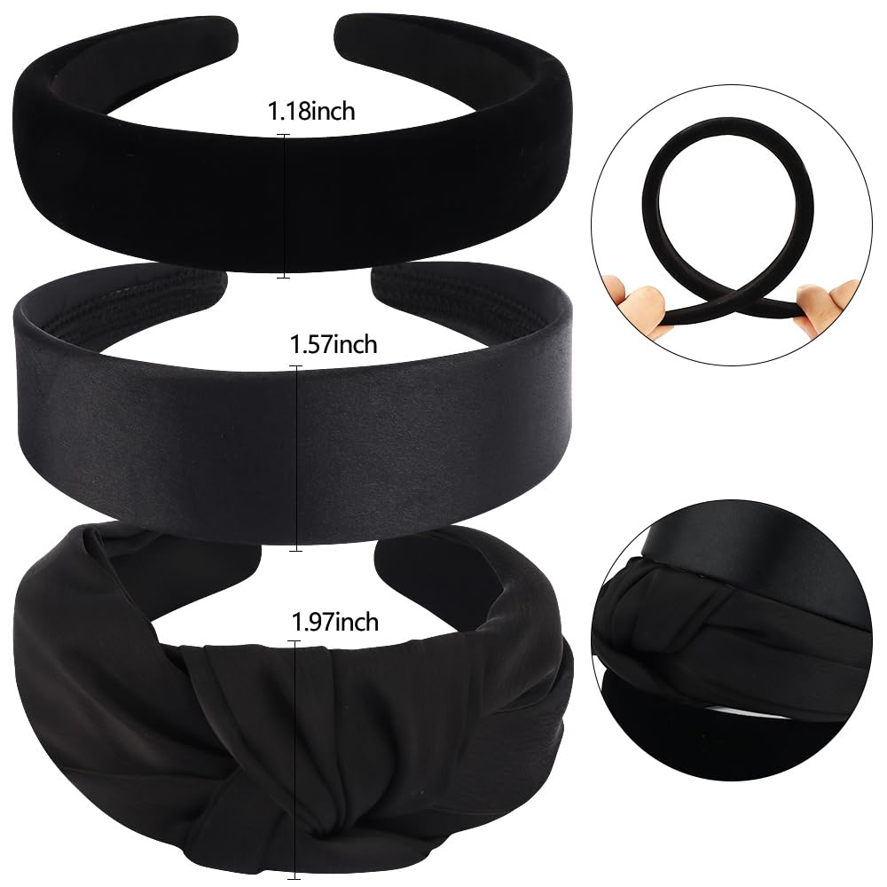 TOBATOBA non-slip headband side view shows secure grip for active wear