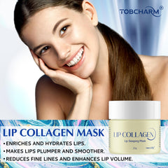 tobcharm lip sleeping mask texture closeup highlights creamy formula for smooth lips