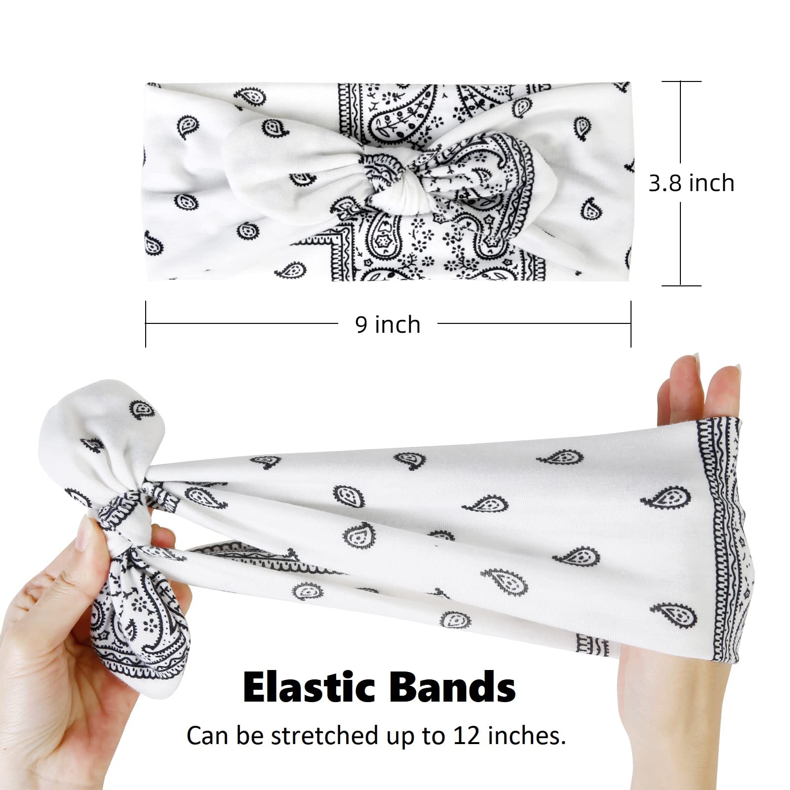 Tobeffect bandana-style headband adapts from casual to chic looks.