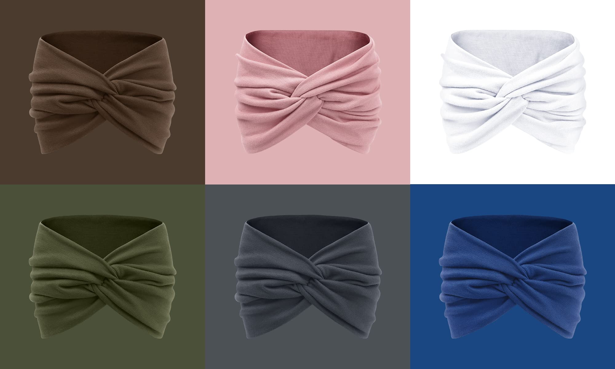 Tobeffect daily-use headbands are comfortable for yoga, spa, workouts.
