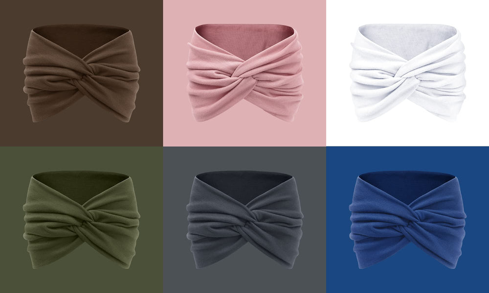 Tobeffect daily-use headbands are comfortable for yoga, spa, workouts.
