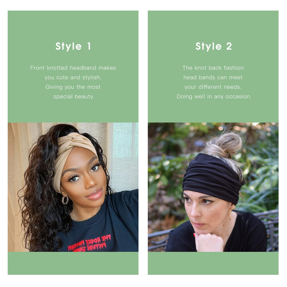 Tobeffect soft polyester headband is breathable and gentle on skin.