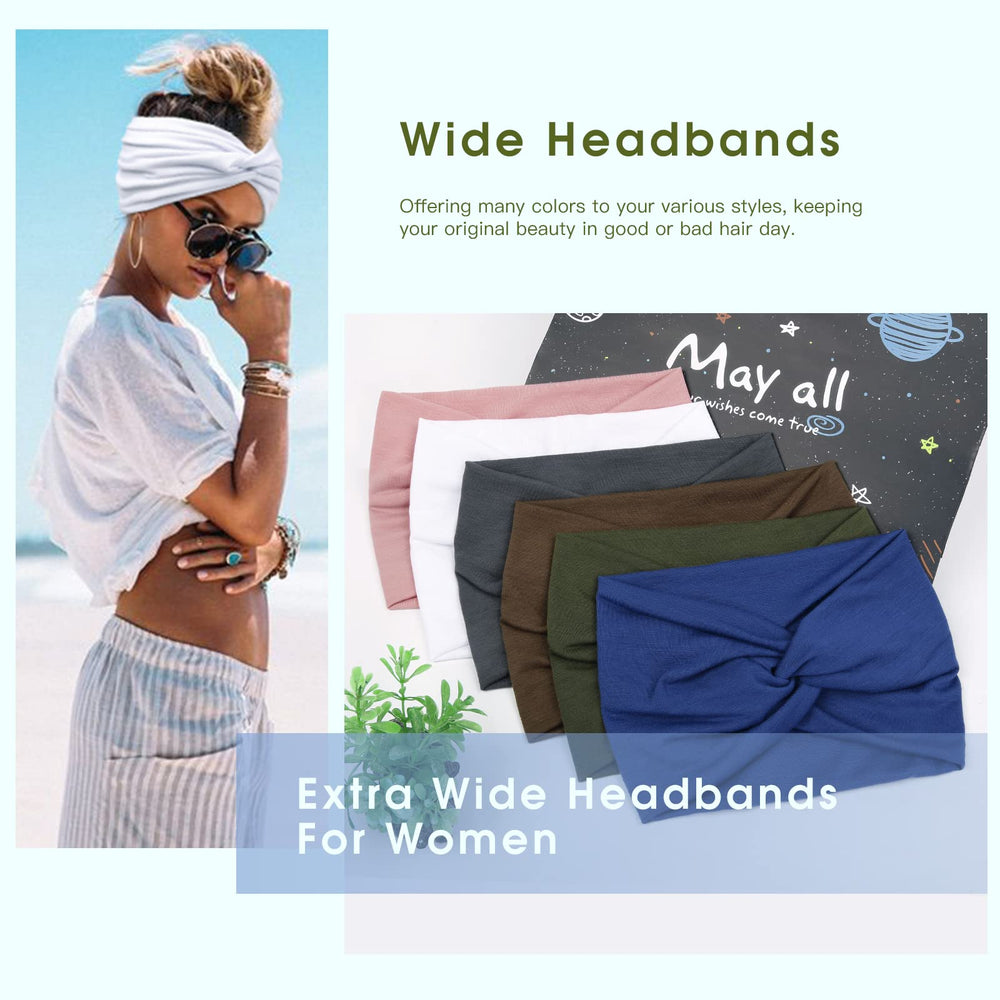 Tobeffect solid color headband versatile for daily outfits and workouts.