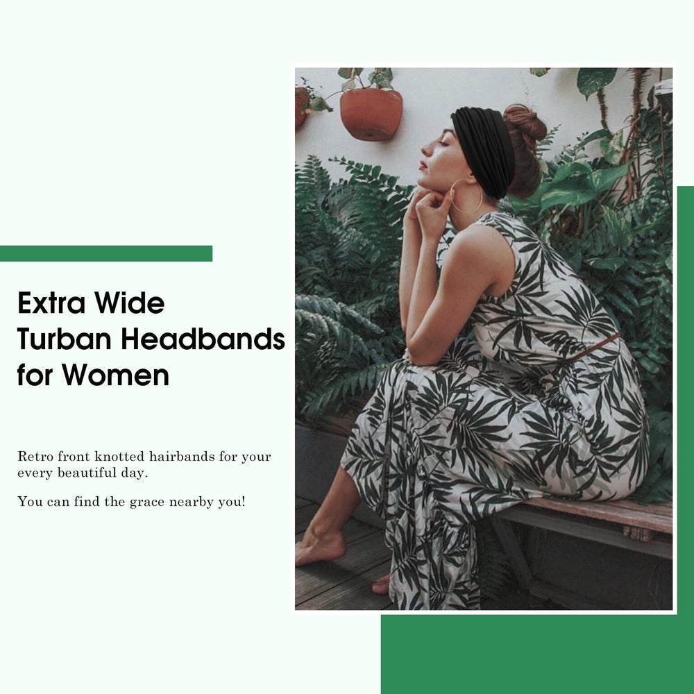 Tobeffect wide headbands feature soft fabric for breathable comfort all day.