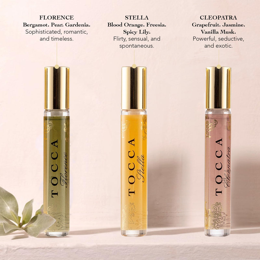 Tocca Florence travel spray close-up for daytime elegance and quick refresh.