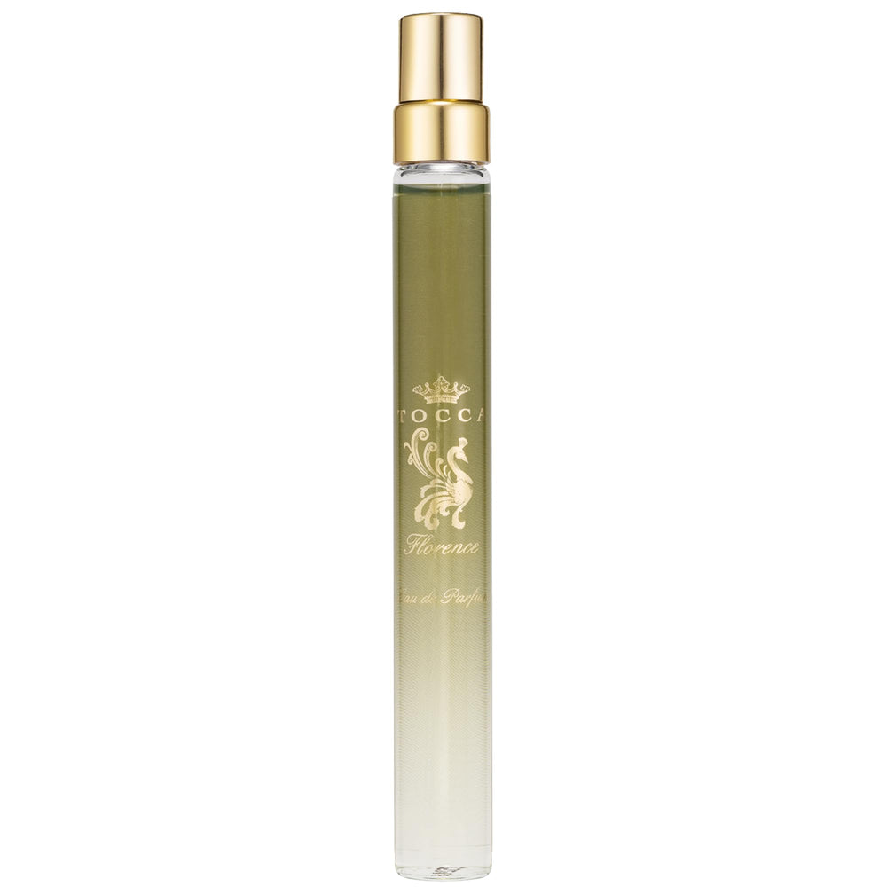 TOCCA Florence travel spray demonstrates a smooth, even mist.