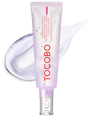 TOCOBO Collagen Brightening Eye Gel Cream jar highlighting lightweight texture for under-eye hydration