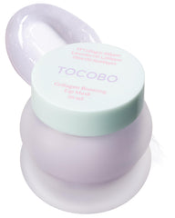 TOCOBO Collagen Lip Mask overnight jar closeup highlighting hydration