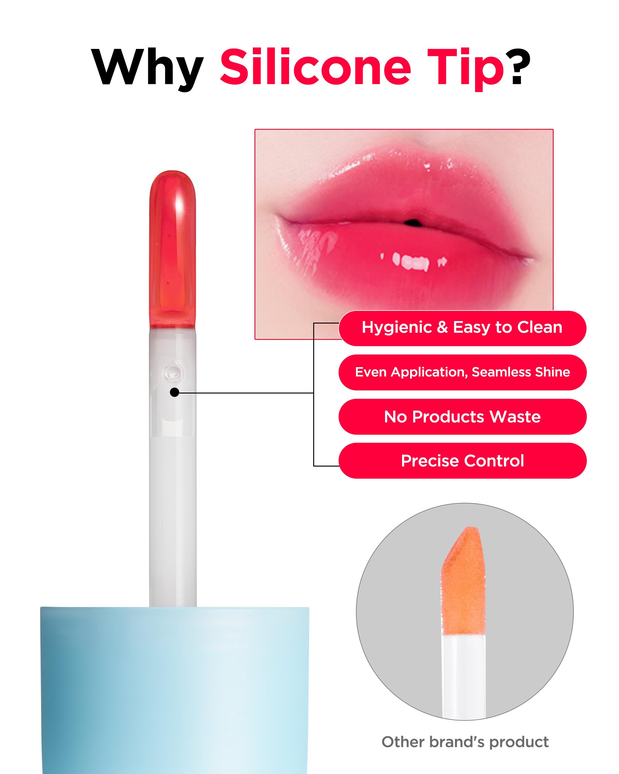 TOCOBO Juicy Berry Lip Oil with blueberry and black cherry oils for hydrated lips.