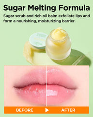 TOCOBO Lemon Sugar Lip Mask lemon oil focus emphasizes brightening effect and skin-friendly care.
