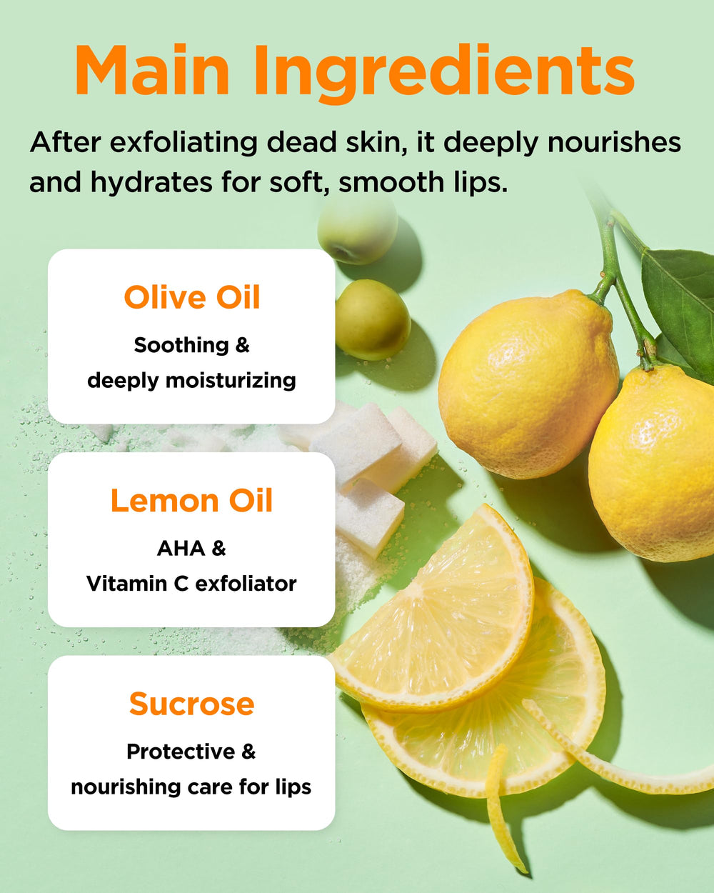 TOCOBO Lemon Sugar Lip Mask olive oil texture shows deep hydration without stickiness.