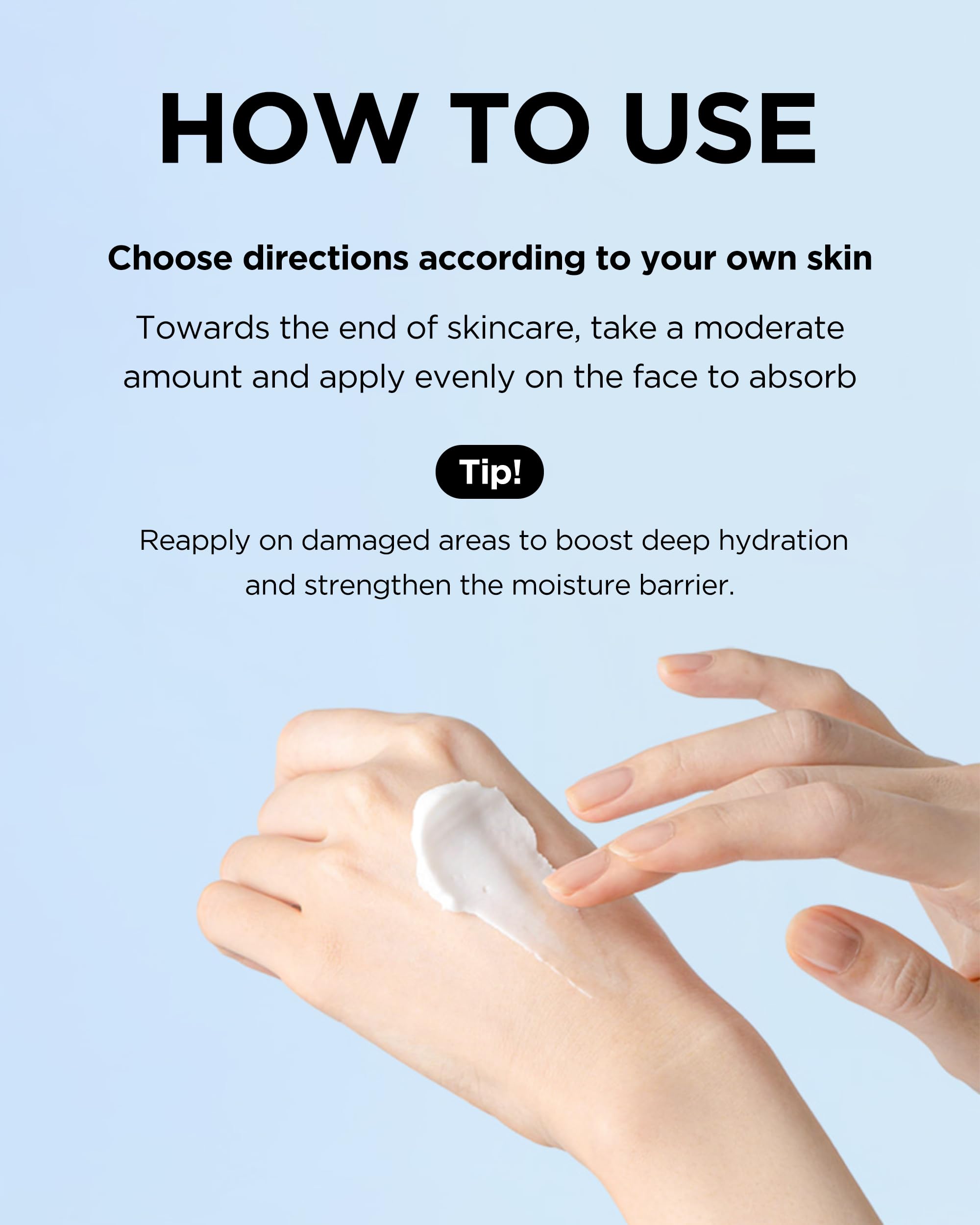TOCOBO multi-ceramide-cream hydration close-up highlights smooth, plump-looking skin.