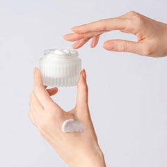 TOCOBO sherbet texture on skin during melting moment demonstrates comfort.